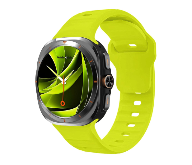 Mobile Origin Easy Strap Silicone Galaxy Watch Ultra 47mm Fluo Yellow - 1502777 - zdjęcie